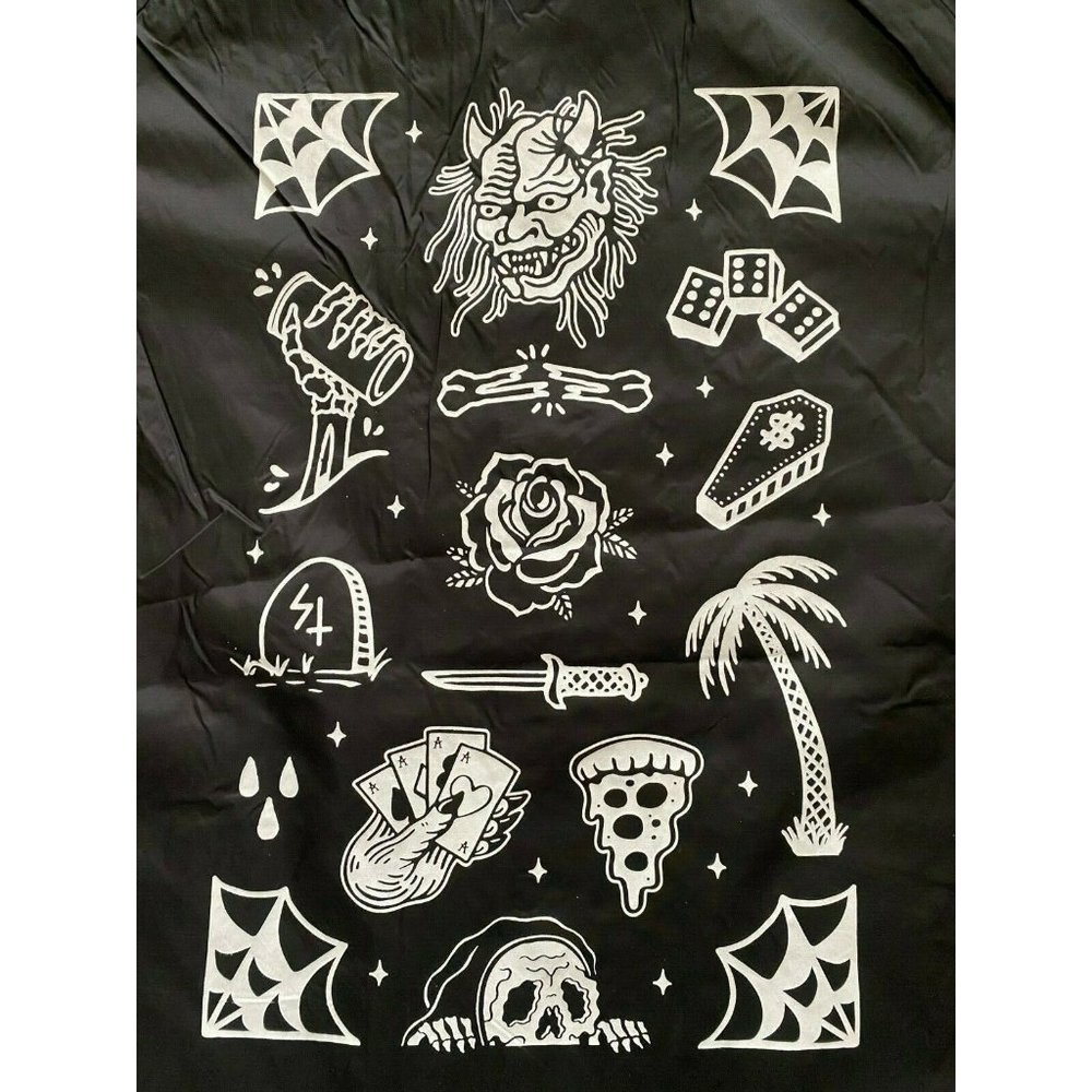 NEW SKETCHY TANK FLASH MEN'S BLACK COACH JACKET - Picture 9 of 10